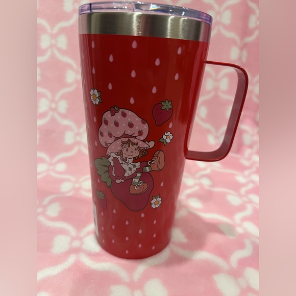 Strawberry Shortcake Stainless Steel Travel Mug! 🍓🍰 - Picture 3 of 6